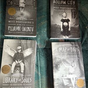 Miss Peregrine's Home for Peculiar Children by Ransom Riggs Books 1-4